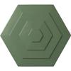Ekena Millwork CM23WFAGF 23-1/4" x 7/8" Woodruff Ceiling Medallion, Athenian Green view 1