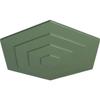 Ekena Millwork CM23WFAGF 23-1/4" x 7/8" Woodruff Ceiling Medallion, Athenian Green view 2