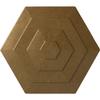 Ekena Millwork CM23WFPAS Woodruff Ceiling Medallion, Pale Gold, 23-1/4" x 7/8" view 1