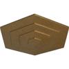 Ekena Millwork CM23WFPAS Woodruff Ceiling Medallion, Pale Gold, 23-1/4" x 7/8" view 2