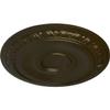 Ekena Millwork CM24CAGGS 24-1/4" x 1-1/2" Caputo Ceiling Medallion, Green Gold view 2