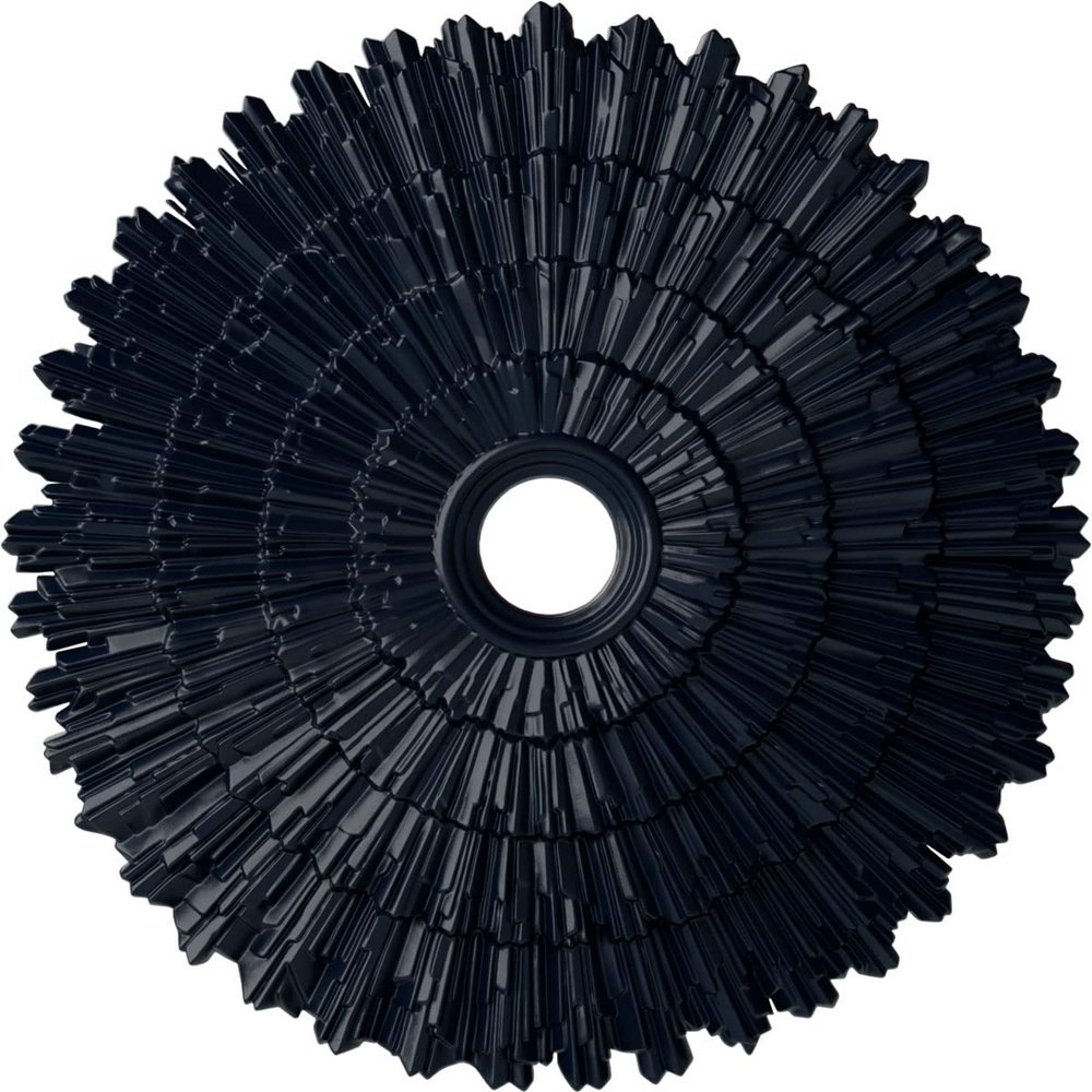 Ekena Millwork CM24ENMDF 24 3/4"OD X 3 1/4"ID X 1 7/8"P Eryn Ceiling Medallion Fits Canopies Up to 4", Midnight Dream