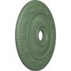 Ekena Millwork CM24LO1AGF - 24 1/4"OD x 3 7/8"ID x 2"P Logan Ceiling Medallion (Fits Canopies up to 6 1/8") - Ceiling Medallion, Athenian Green view 2