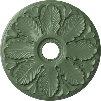 Ekena Millwork Milan Ceiling Medallion, Athenian Green