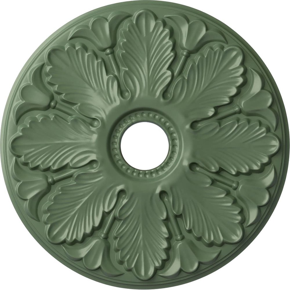 Ekena Millwork Milan Ceiling Medallion, Athenian Green