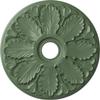 Ekena Millwork Milan Ceiling Medallion, Athenian Green view 1