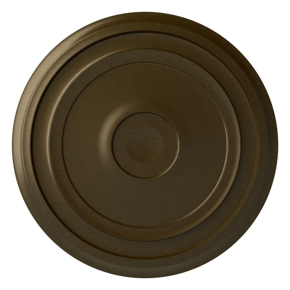 Ekena Millwork CM24REBRS Traditional Reece Ceiling Medallion, Brass