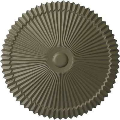 24"OD x 3"P Shakur as Ceiling Medallion (Fits Canopies up to 5"), Hand-Painted Spartan Stone