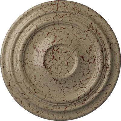 24 3/8"OD x 1 1/2"P Traditional Ceiling Medallion (Fits Canopies up to 5 1/2"), Hand-Painted Gobi Desert Crackle