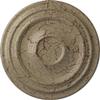 24 3/8"OD x 1 1/2"P Traditional Ceiling Medallion (Fits Canopies up to 5 1/2"), Hand-Painted Gobi Desert Crackle view 1