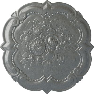 Ekena Millwork CM24VIPLS Victorian Ceiling Medallion, Platinum, 24-3/8" x 1"