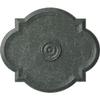 Ekena Millwork CM24WAAGC - 24"W x 20 1/2"H x 1 1/8"P Waltz Ceiling Medallion (Fits Canopies up to 5 1/4") - Ceiling Medallion, Athenian Green Crackle view 1