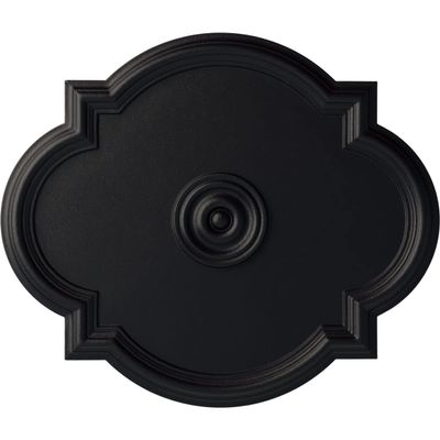 Ekena Millwork Waltz Ceiling Medallion, Steel/Gray