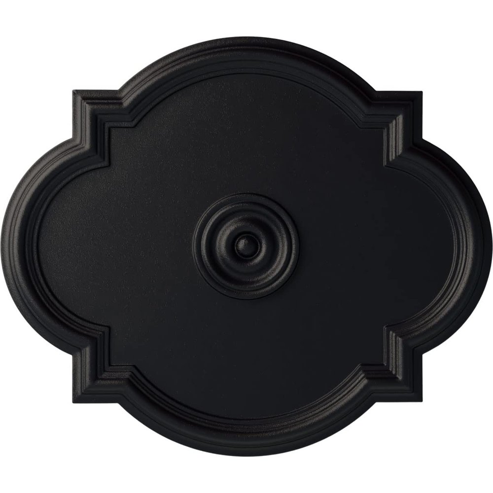 Ekena Millwork Waltz Ceiling Medallion, Steel/Gray