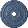 25 3/8"OD x 3 3/8"ID x 1 3/8"P Cole Ceiling Medallion (Fits Canopies up to 9 1/8"), Hand-Painted Americana Crackle view 1