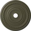 Ekena Millwork Cole Ceiling Medallion, 25 3/8"OD x 3 1/2"ID x 1 3/8"P, Hand-Painted Witch Hazel Crackle view 4
