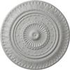 Ekena Millwork CM26CSFRF Christopher Ceiling Medallion, 26-5/8" x 2-1/4", Frost view 1