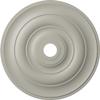 Ekena Millwork CM26JEBPS Jefferson Ceiling Medallion, 26 1/2"OD x 3 5/8"ID x 1 1/2"P (Fits Canopies up to 5"), Hand-Painted Black Pearl view 1