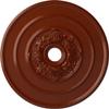 Ekena Millwork Traditional with Acanthus Leaves Ceiling Medallion, FireBrick view 1
