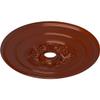 Ekena Millwork Traditional with Acanthus Leaves Ceiling Medallion, FireBrick view 2
