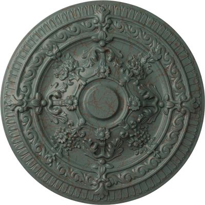 Ekena Millwork CM26VICBC Vincent Ceiling Medallion, Cloud Burst Crackle