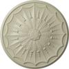 Ekena Millwork CM27ARCYF - 27 1/8"OD x 2 5/8"P Artist Ceiling Medallion - Ceiling Medallion, Clear Yellow view 1