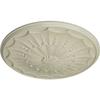 Ekena Millwork CM27ARCYF - 27 1/8"OD x 2 5/8"P Artist Ceiling Medallion - Ceiling Medallion, Clear Yellow view 2