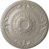 26 1/4"OD x 3 1/4"P Athens Ceiling Medallion (Fits Canopies up to 3 5/8"), Hand-Painted Pearl White view 1