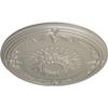 26 1/4"OD x 3 1/4"P Athens Ceiling Medallion (Fits Canopies up to 3 5/8"), Hand-Painted Pearl White view 2