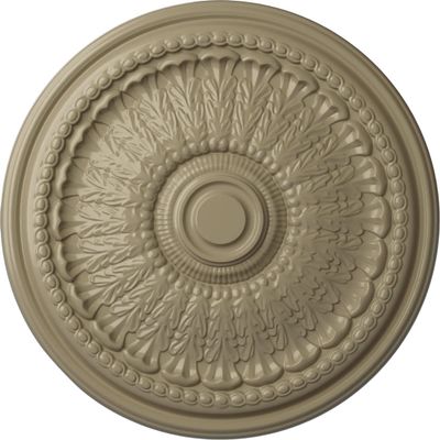 27"OD x 2 1/2"P Brunswick Ceiling Medallion (Fits Canopies up to 4 1/2"), Hand-Painted Gobi Desert