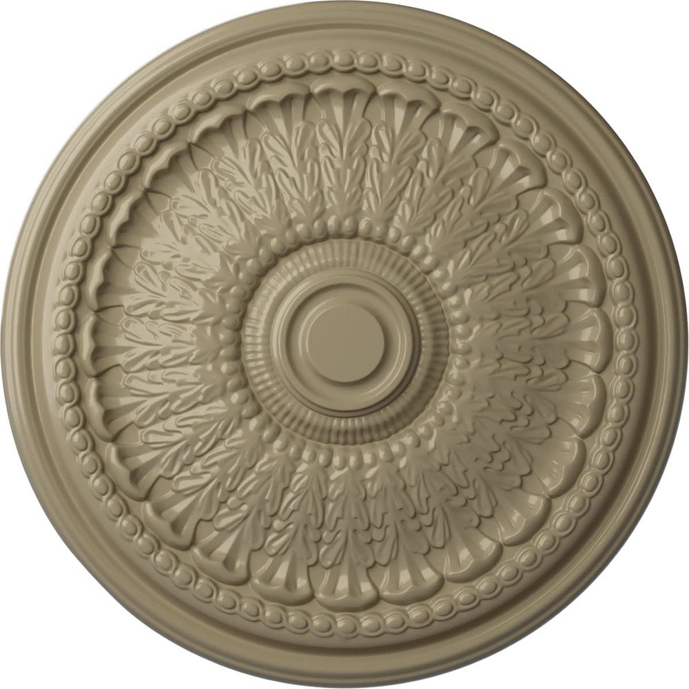 27"OD x 2 1/2"P Brunswick Ceiling Medallion (Fits Canopies up to 4 1/2"), Hand-Painted Gobi Desert