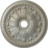 Ekena Millwork CM27TOFLS 27-7/8" x 3-7/8" x 2-1/2" Tomango Egg & Dart Ceiling Medallion, Flash Gold view 1