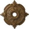 Ekena Millwork CM28BERZS 28-3/8" x 3-3/4" x 1-5/8" Benson Classic Ceiling Medallion, Rubbed Bronze view 1