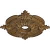 Ekena Millwork CM28BERZS 28-3/8" x 3-3/4" x 1-5/8" Benson Classic Ceiling Medallion, Rubbed Bronze view 2