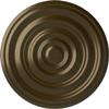 Ekena Millwork CM29CABRS Carton Smooth Ceiling Medallion, Brass, 29 1/8"OD x 1 1/2"P view 1
