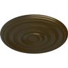 Ekena Millwork CM29CABRS Carton Smooth Ceiling Medallion, Brass, 29 1/8"OD x 1 1/2"P view 2