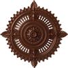 29 1/8"OD x 1 1/4"ID x 4"P Haylynn Ceiling Medallion (Fits Canopies up to 1 1/4"), Hand-Painted Copper Penny view 1
