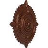 29 1/8"OD x 1 1/4"ID x 4"P Haylynn Ceiling Medallion (Fits Canopies up to 1 1/4"), Hand-Painted Copper Penny view 2