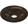 Ekena Millwork CM18ED1SHC Edinburgh Ceiling Medallion, Stone Hearth Crackle view 2