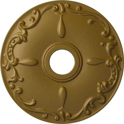Ekena Millwork CM18KEGLS Kent Ceiling Medallion, 18" OD x 3 1/2 ID x 1 1/4 P, Gold