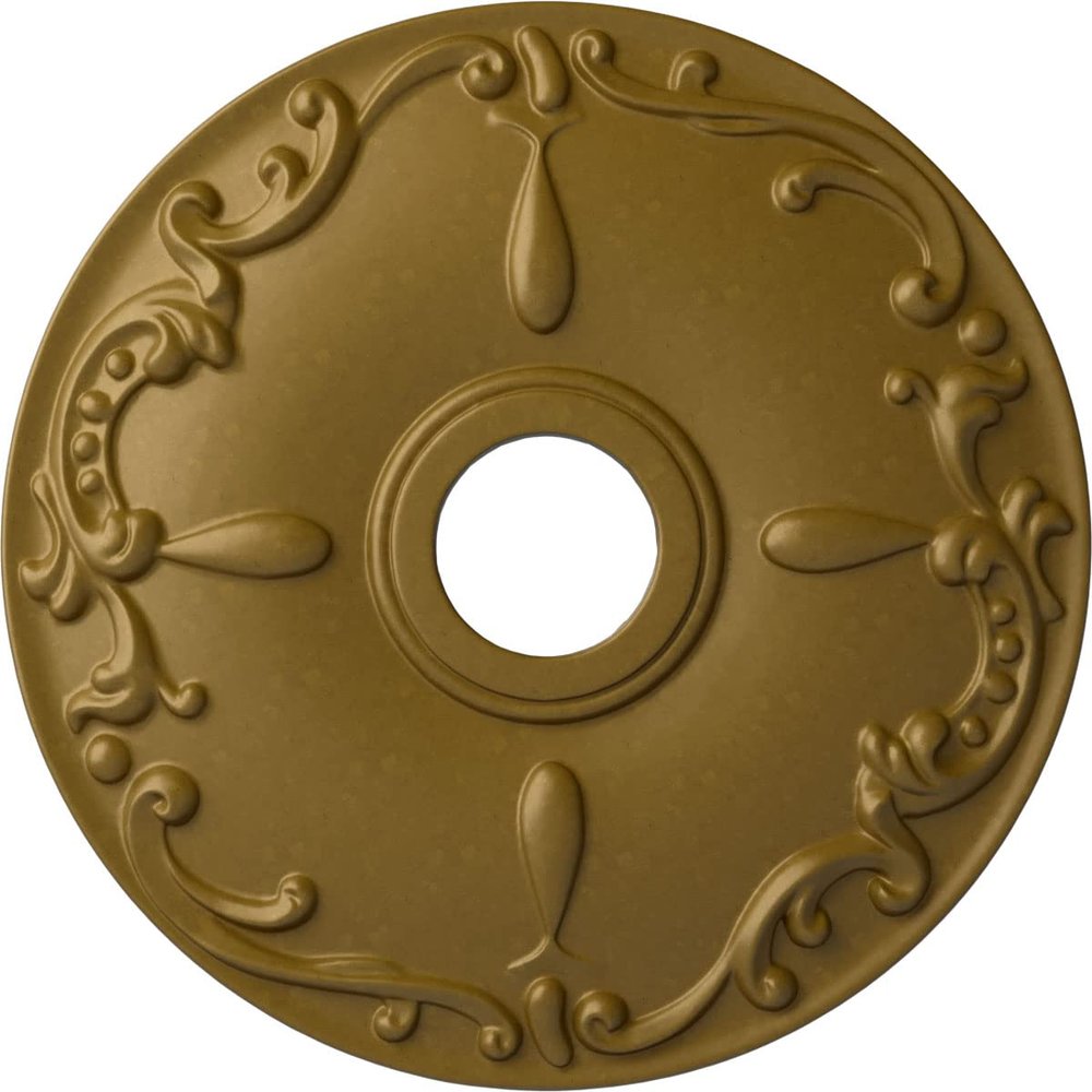 Ekena Millwork CM18KEGLS Kent Ceiling Medallion, 18" OD x 3 1/2 ID x 1 1/4 P, Gold