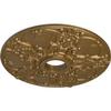 Ekena Millwork CM18NOPAS Norwich Ceiling Medallion fits Canopies up to 4 1/2, Pale Gold view 2