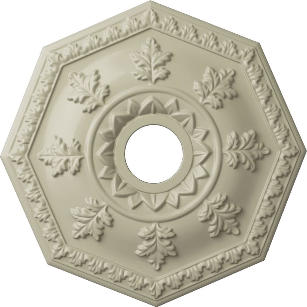 Ekena Millwork CM18NTCYF Nottingham Ceiling Medallion, Clear Yellow