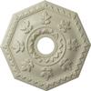 Ekena Millwork CM18NTCYF Nottingham Ceiling Medallion, Clear Yellow view 1