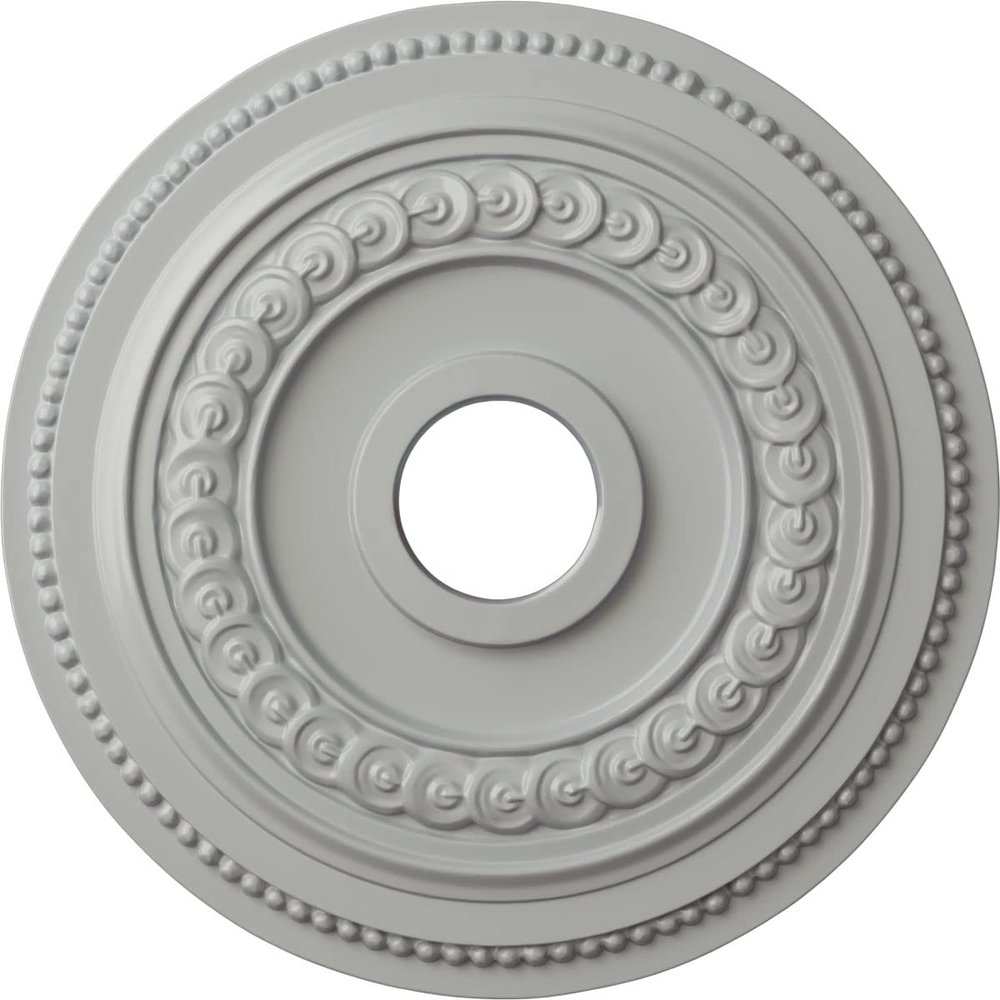 Ekena Millwork CM18OL1FRF Oldham Ceiling Medallion, Frost