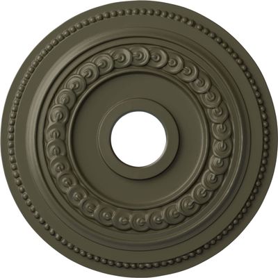 Ekena Millwork CM18OL1WHF Oldham Ceiling Medallion, Witch Hazel