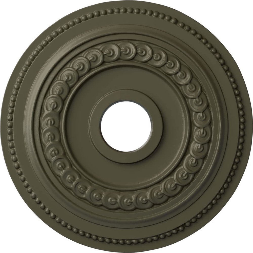 Ekena Millwork CM18OL1WHF Oldham Ceiling Medallion, Witch Hazel