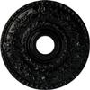 Ekena Millwork CM18ROBPS Rose Ceiling Medallion fits Canopies up to 7 1/4, Black Pearl view 1