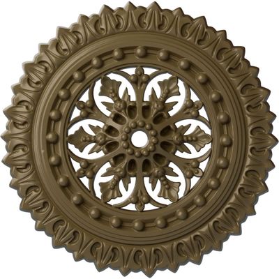 Ekena Millwork CM18SKMMF Sellek Ceiling Medallion, Mississippi Mud