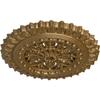 Ekena Millwork CM18SKPAS Sellek Ceiling Medallion, 18 1/2 OD x 7/8 ID x 1 1/2 P, Pale Gold view 2